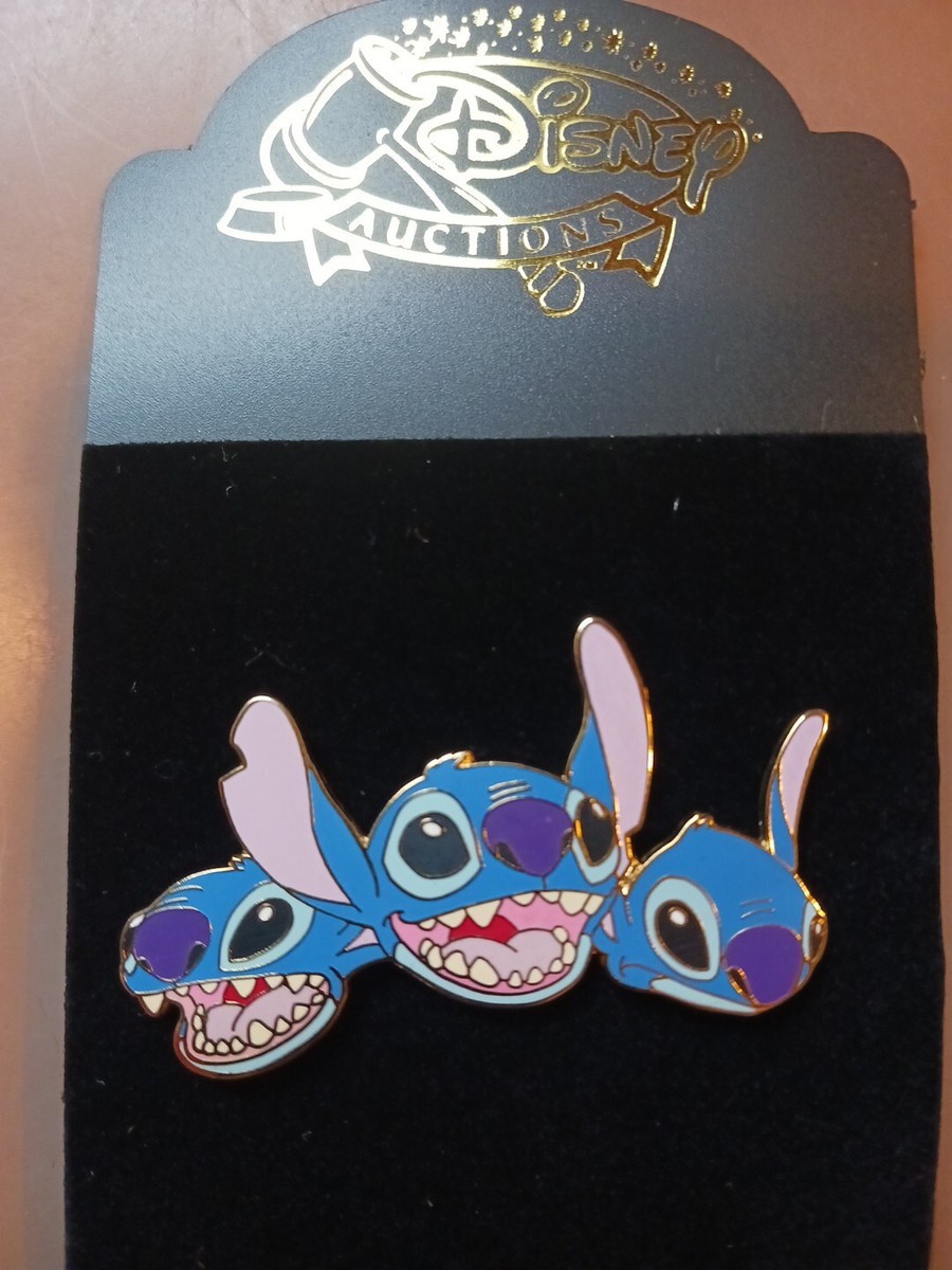 DISNEY AUCTIONS PIN LE DA STITCH PROFILES SERIES THREE FACES PANEL