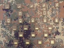 BW Rangabzeichen Klett, alle Dienstgrade in 5x5 cm mit Klettrückseite, Marine