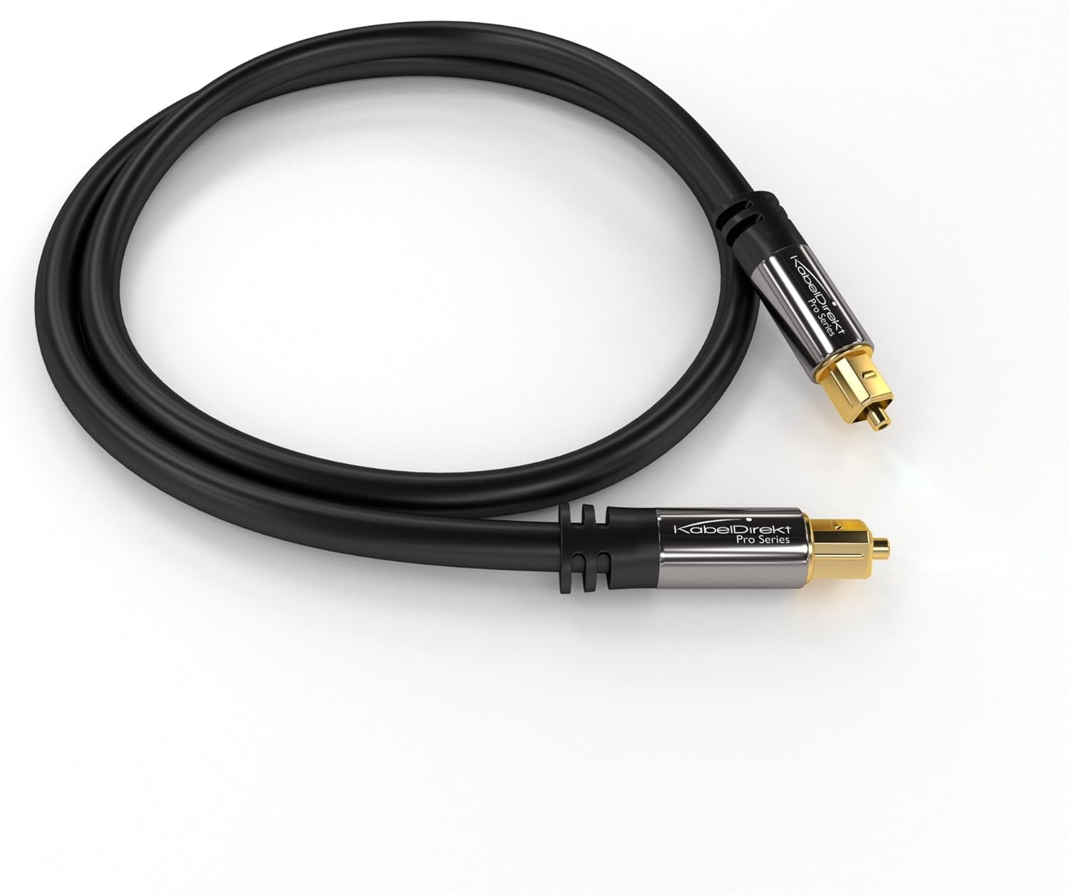 TOSLINK Cable, Optical Audio Cable 25 Feet Long Fiber Optic Cable for