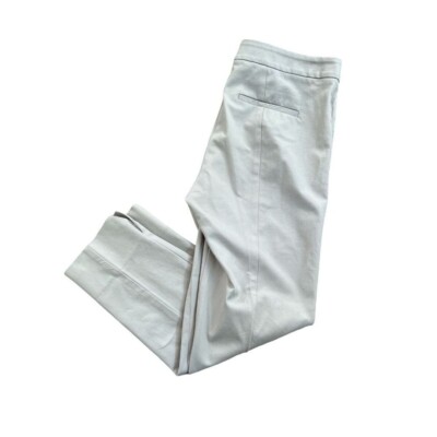 Size 8 Elliott Lauren Womens Control Stretch Ankle Pants Gray Back Slit