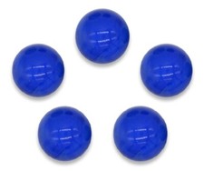 14mm "Opal Blue" Glass Game Marbles .55 inch - Pack of 250