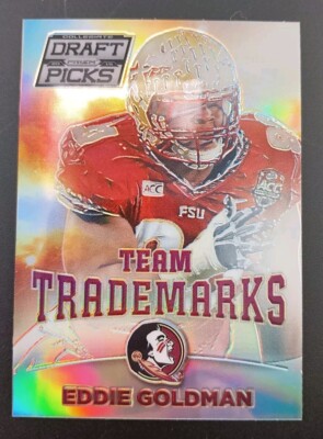 2015 Panini Prizm Collegiate Draft Picks - Team Trademarks #19 Eddie Goldman...