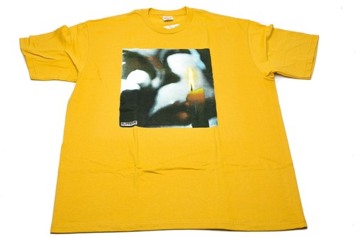 Supreme Candle mustard Tee T-shirt Size 