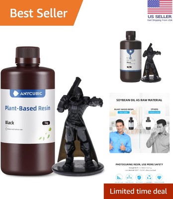 405nm Eco-Friendly 3D Printer Resin - 1kg Low Odor Perfect for Quality Prints