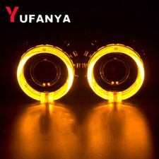 2.5 H1 Bi Xenon Hid Projector Lens Led Angel Eyes H4 H7 Car Headlight Retrofit