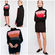Free People Winter Break Sweater Mini Dress Size Small New