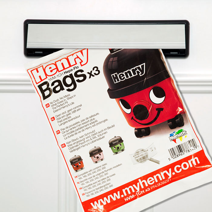 Henry Vacuum Filter Bags HepaFlo Pack Fits Hetty James Allergy