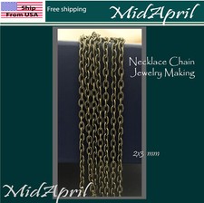 Necklace Chain Jewelry Making  brown US SELLER