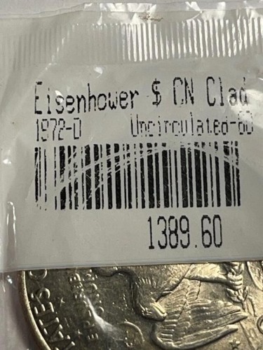1978 P Eisenhower Dollar LITTLETON SEALED COIN BU - Picture 2 of 2