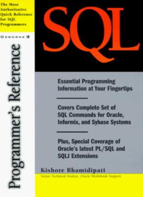 SQL Programmer's Reference By Kishore Bhamidipati