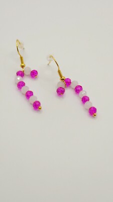 Neu Zuckerstange Ohrringe Weihnachtsgeschenk, vergoldete Ohrringe Handarbeit Schmuck3