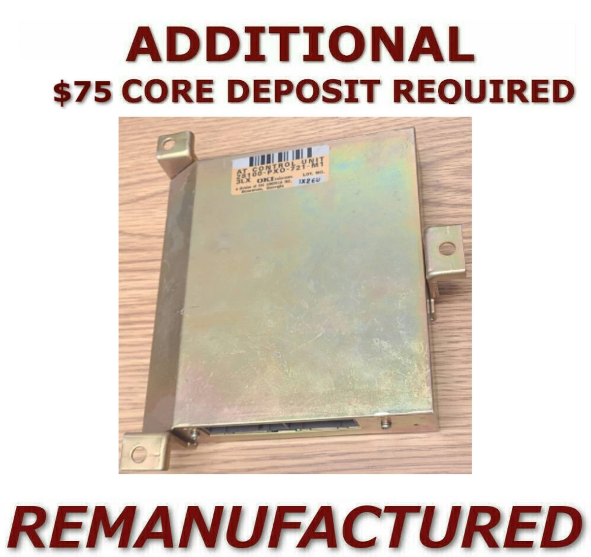 REPAIR SERVICE 90-93 HONDA ACCORD TRANSMISSION CONTROL, 04/05/2024