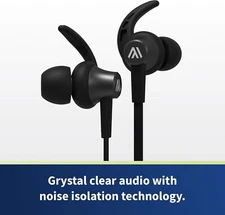 Altigo Bluetooth Headphones in Ear Wireless Neckband Earbuds Earphones Black NEW