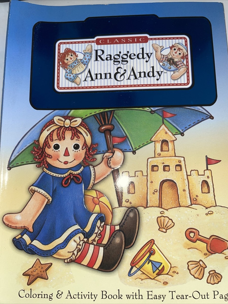 Raggedy Ann and Andy 塗り絵ブック ヴィンテージ Vintage Classic RAGGEDY ANN & ANDY COLORING & ACTIVITY BOOK 2003