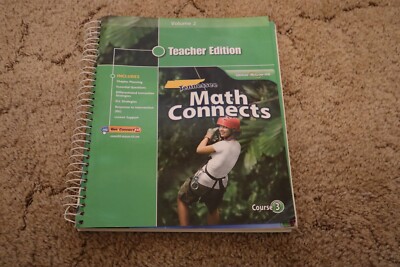 Tennessee Math Connects Course 3 Volume 2 Teacher Edition 8th Grade Glencoe