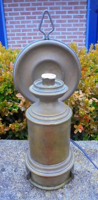 ANCIENNE LAMPE APPLIQUE MURALE STYLE MARINE EN LAITON D3049 - Photo 1/4