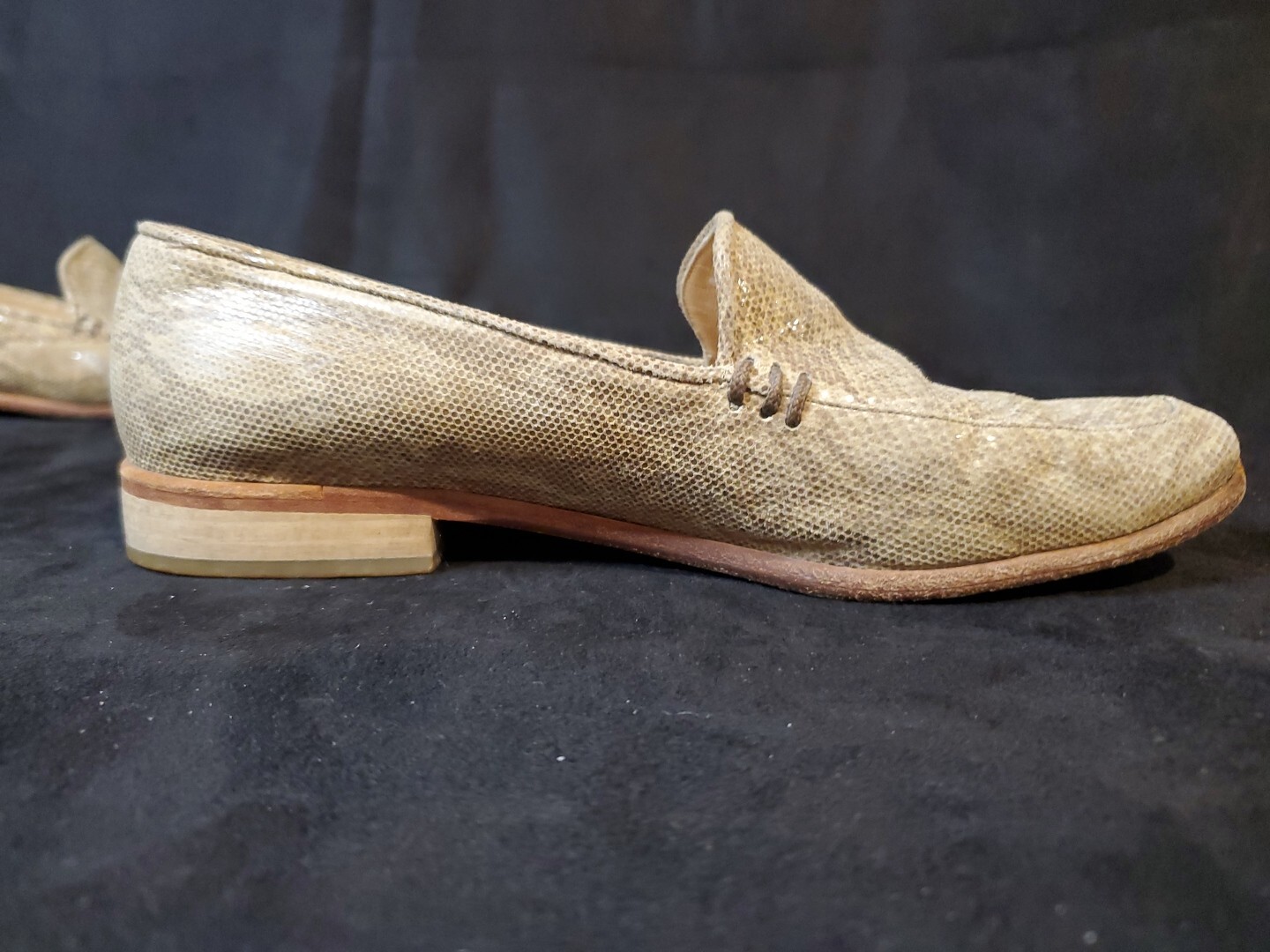 ELLEN TRACY Womens Size 6B Python Snake Faux Leat… - image 12