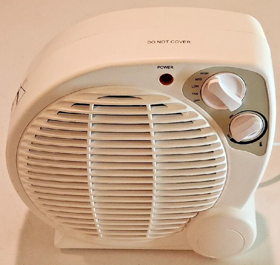 Intertek 1500-Watt Electric Fan Forced Portable Heater 3 Settings 200 sq ft  EUC | eBay