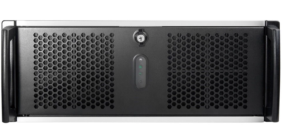 Chenbro RM41300H12*13729 Case 2xPWM Fan 4Bay 3.5" HDD Cage 1xPSU Bracket - Image 2 of 3