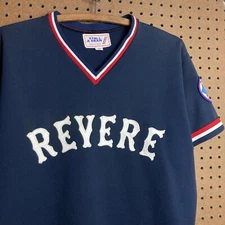 Vintage Stall Dean Jersey Mens Size 44 Baseball Babe Ruth Revere True Vtg