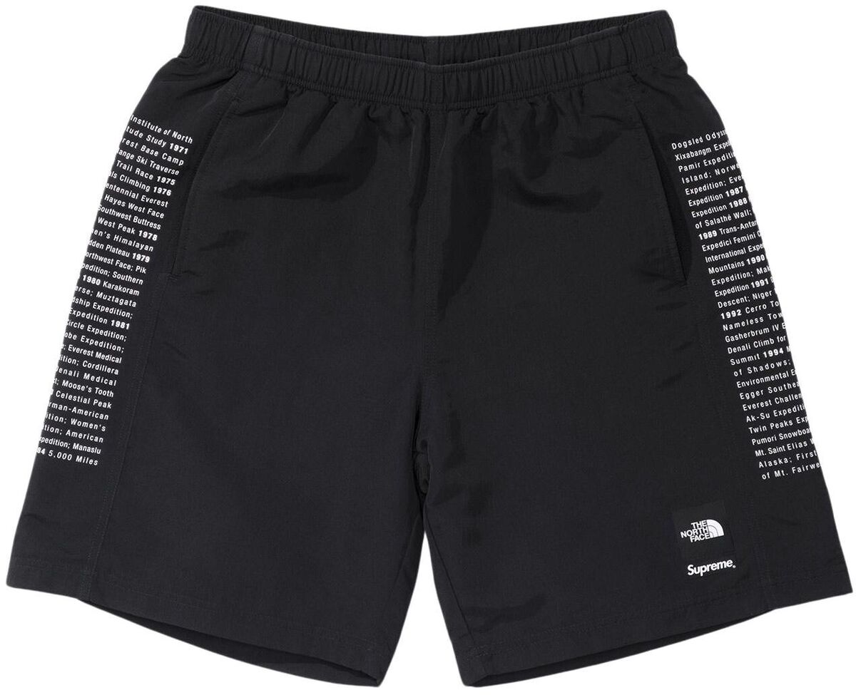 Supreme The North Face Nylon Shorts Black (Size Small Supreme The North Face Nylon Shorts Black (Size Small