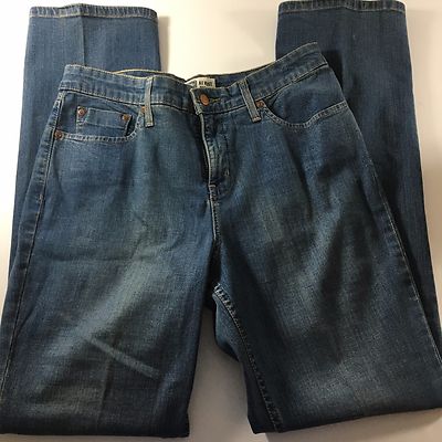 Levis Straus Womens Signature Jeans 10 Medium Stretch Denim Boot Cut At Waist