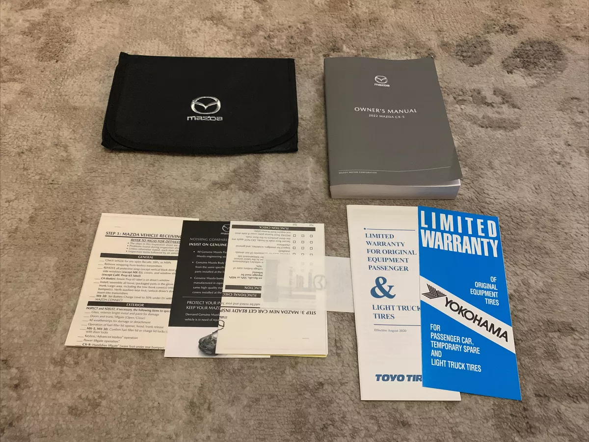 2022 Mazda CX-5 Owner's Manual