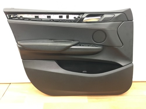 - - BMW X3 F25 M-Paket Türverkleidung Türpappe Leder Schwarz Vorne Links