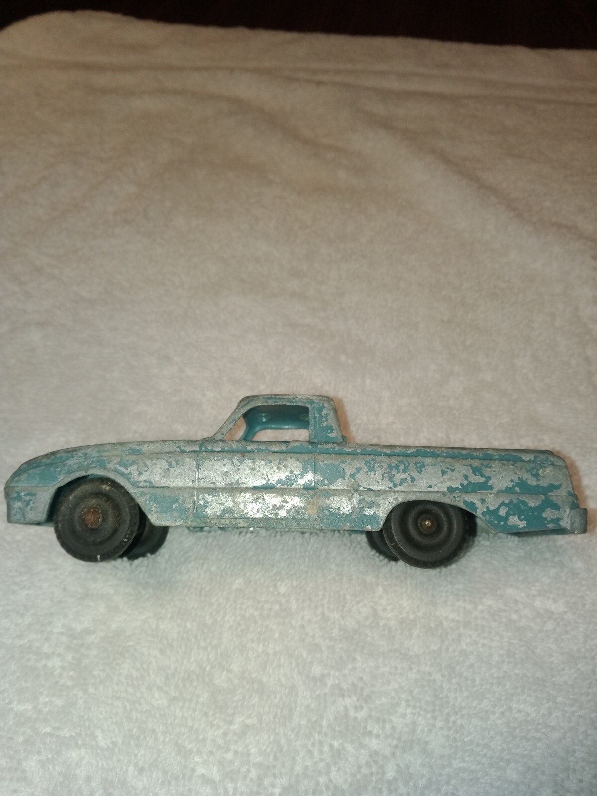 Vintage Hubley #403 Ford Ranchero green Pickup Truck 6