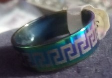Stainless Steel Rainbow Ring