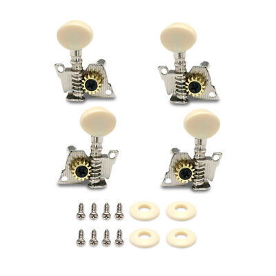Open Style Ukulele 2L2R Machine Heads Tuner Tuning Pegs for 21'' 23'' 26'' 4 String