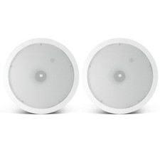 JBL CONTROL 28-1L-WH, Low Impedance 8 Ohm Background Speaker White Pair