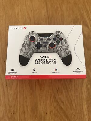 Gioteck Nintendo Switch Controller WX4+ mit anpassbarem RGB (Nintendo Switch)