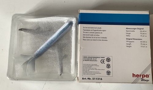 herpa wings 1:500 boeing 747 KLM Asia, City Of Mexico, #511216 - Picture 2 of 2