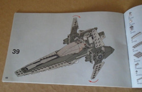 Lego STAR WARS  #7915 Instructions V-Wing ONLY!!!! MANUAL Booklet