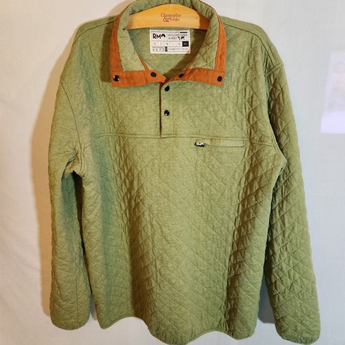 Rock Monkey Outfitters RM Snap Quilted Pullover Fleece Size XXL