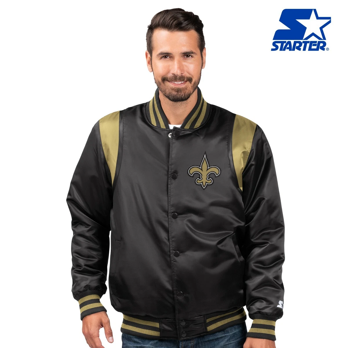 Saints top satin jacket