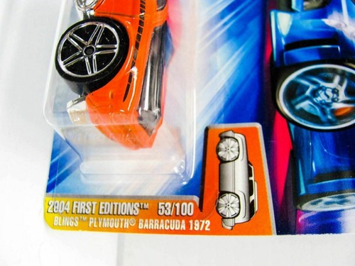 1 NEW Hot Wheels Die Cast Collectible - 1972 Plymouth Barracuda - 2004b - Picture 2 of 12