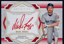 [DIGITAL CARD] TOPPS BUNT 2020 WADE BOGGS - DEFINING DECADES RED SIG, RED SOX