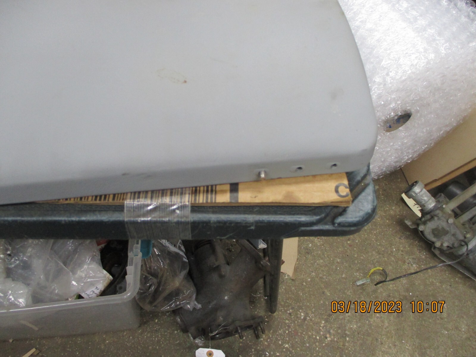 1997 Rolls Royce Silver Spur Glove Box Door Grey Leather LHD