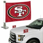 San Francisco 49ers NFL Ambassador Car Flags Hood Trunk Set of 2-Red Color