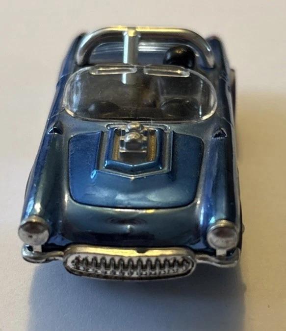 蓝色 Corvette 可转换轨道汽车 AFX HO 轨道汽车底盘 Tyco/AFX 轨道 — 第 3/4 张图片