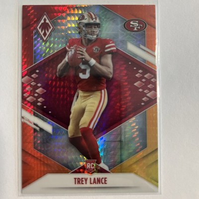 2021 Phoenix Trey Lance Fire Burst RC 49ers/Chargers