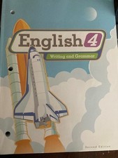 BJU English 4 Worktext book -- Writing and Gr...