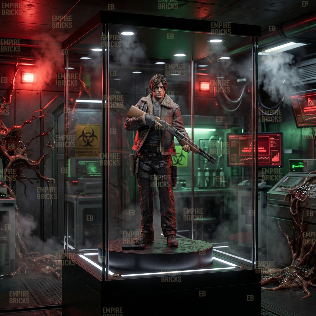 Resident Evil 4 Remake Collector's Edition Leon Statue Figure Box