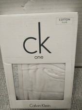 NUEVO Calvin Klein Nuevo CK One BLANCO ALGODÓN BAÚL ROPA INTERIOR XL (1)