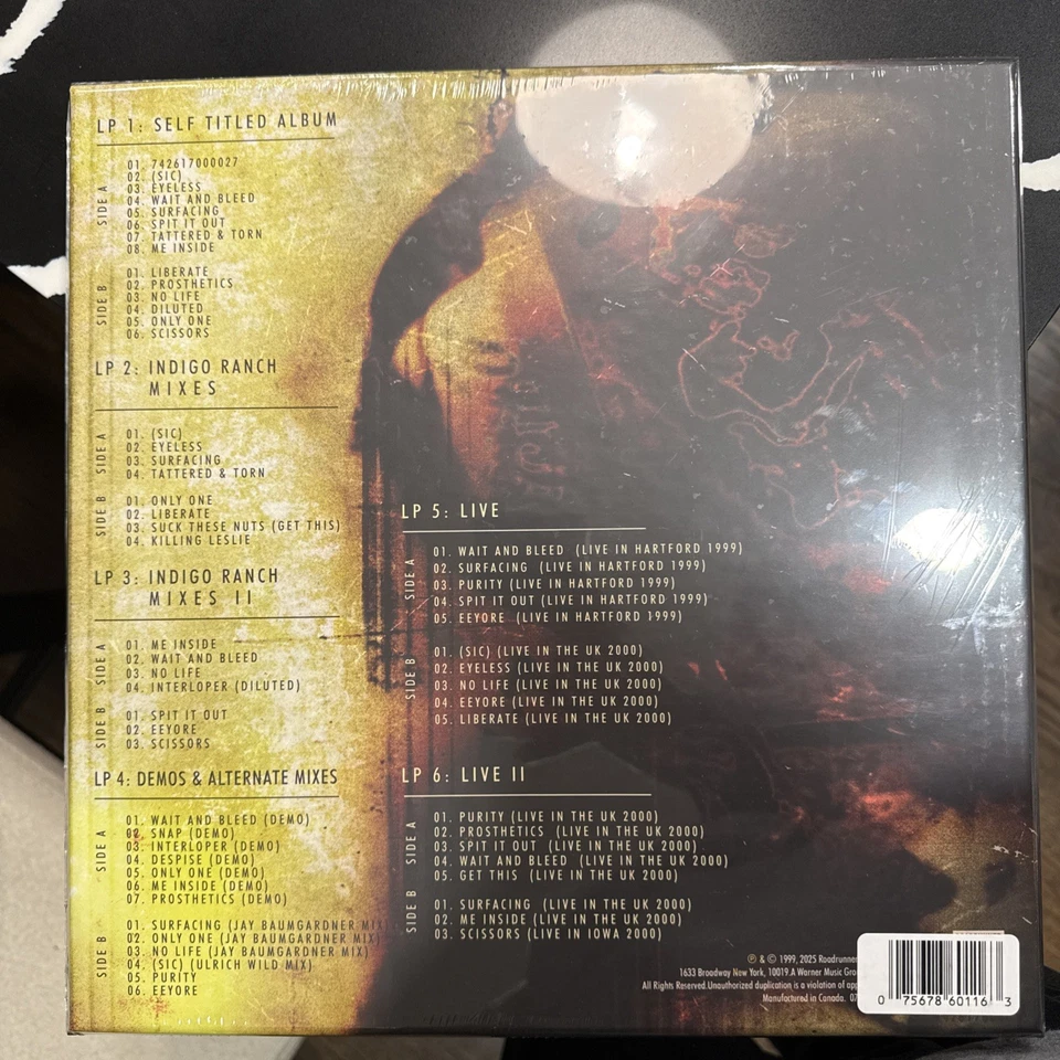 SLIPKNOT 6LP (25th Anniversary Blood 🩸 Filled Box Set) LE 100 - X/100 - IN HAND - Image 3 of 3