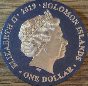 2019 Solomon Islands One Dollar Commemorative Coin Ancient Egypt The Sphinx