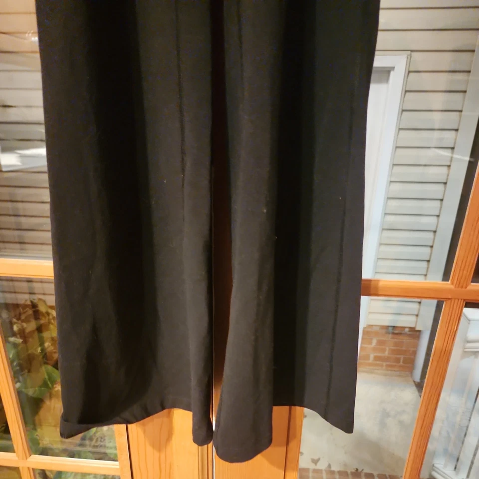 Pantalones PowerChill Super Acampanados Old Navy Mujer Cintura Extra Alta Azul Foto 3 de 4