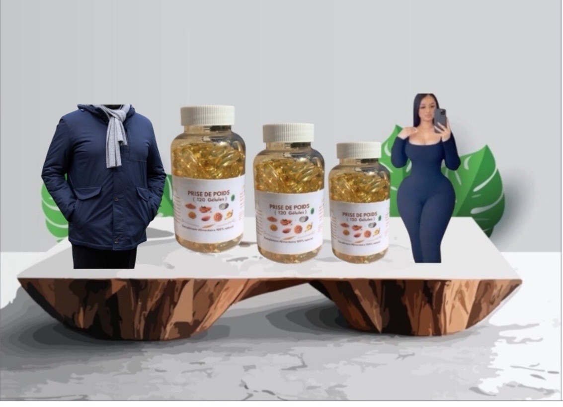 Prise de poids rapide via complément alimentaire 100% naturel cure 240 gélules de masse